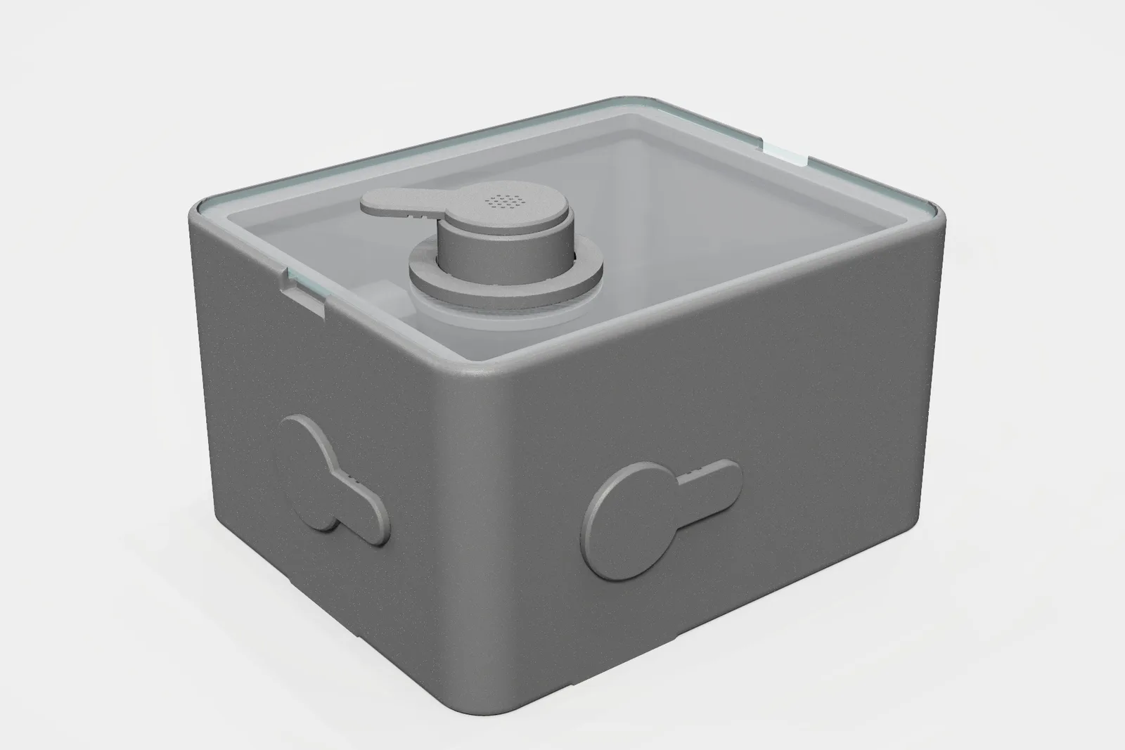 Model 03 Frontier S with the feeding port in its lid