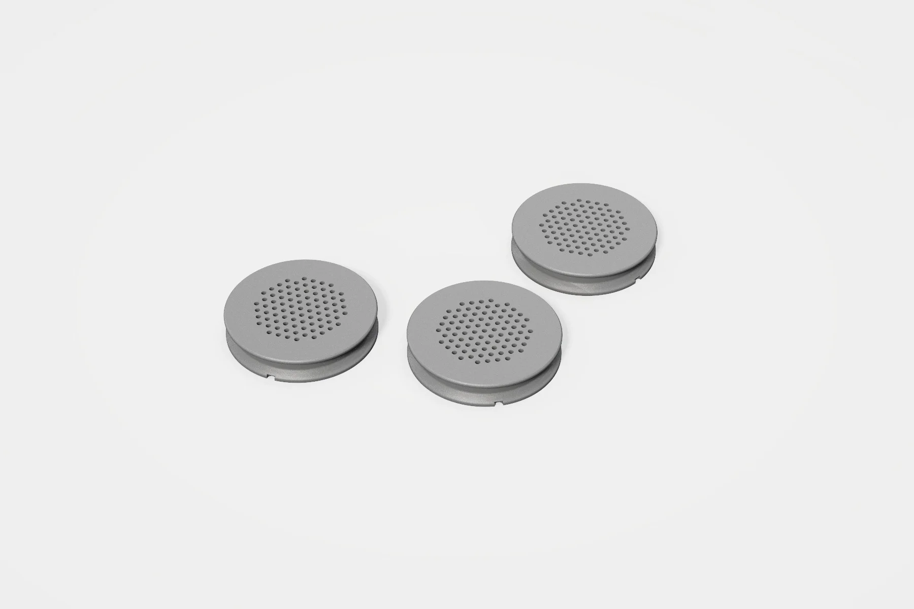 Three spare Hydration Inserts with printed water holes